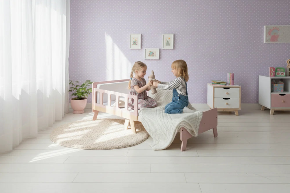 Children's bed that can be extended