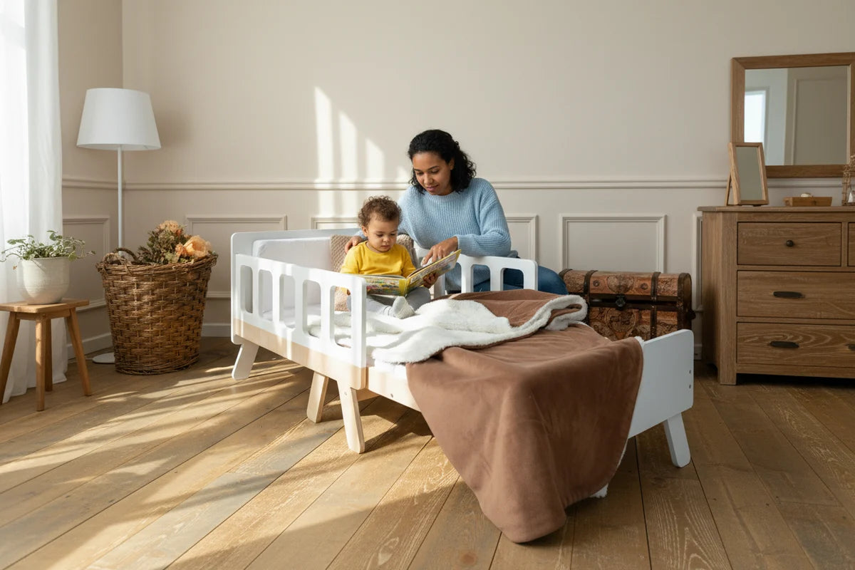 Children's bed with extendable function