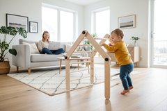 Climbing triangle 4 sections – handcrafted kids’ furniture