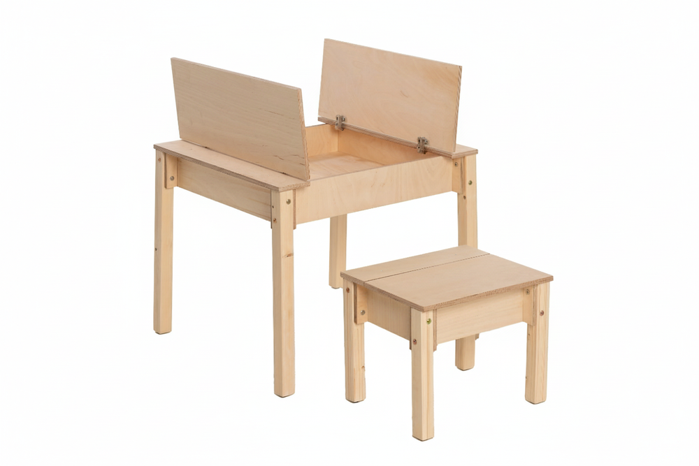 Storage Table and Chair – handcrafted kids’ furniture
