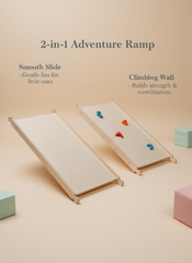 Zuzu climbing triangle ramp – handcrafted kids’ furniture