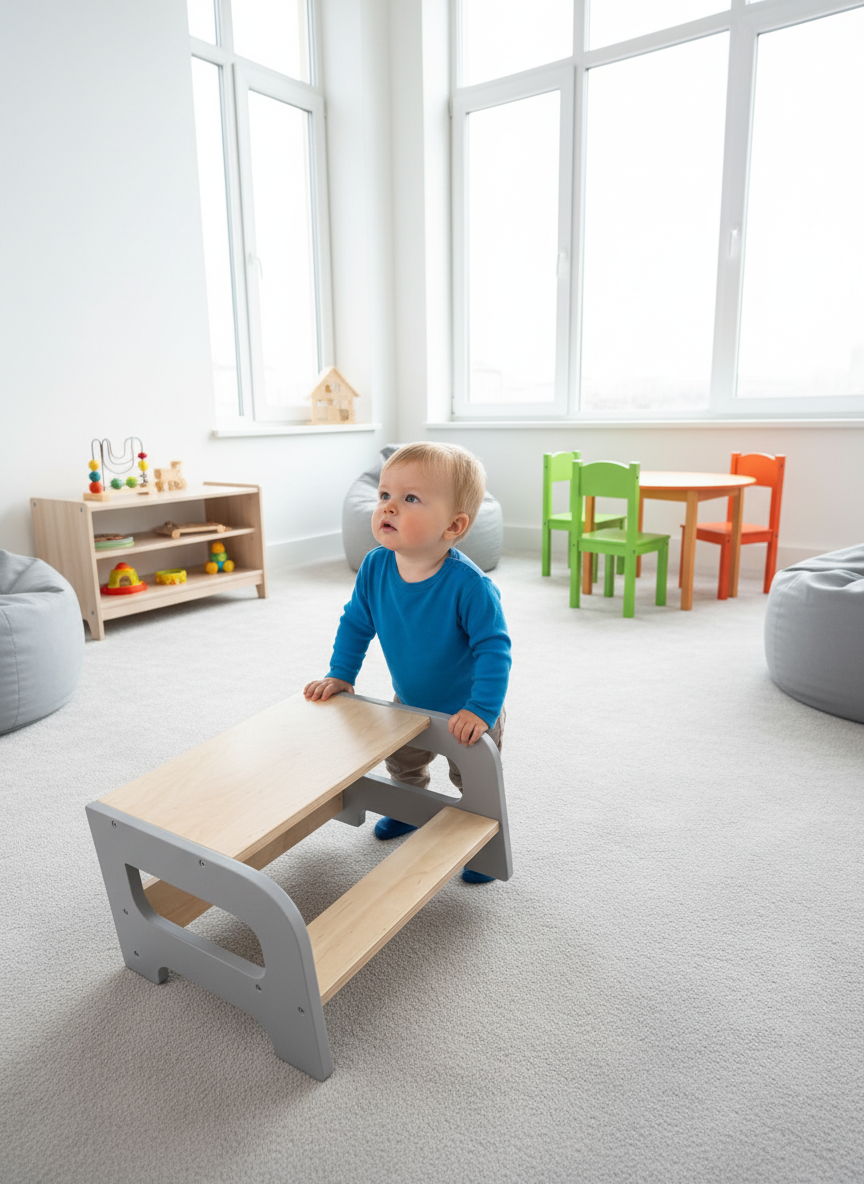 Tiny Step Stool – handcrafted kids’ furniture