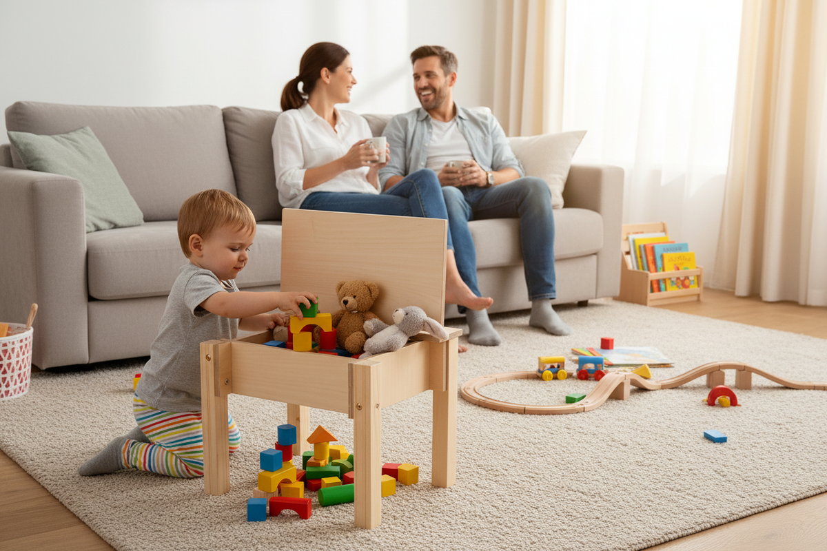 Storage Chair – handcrafted kids’ furniture