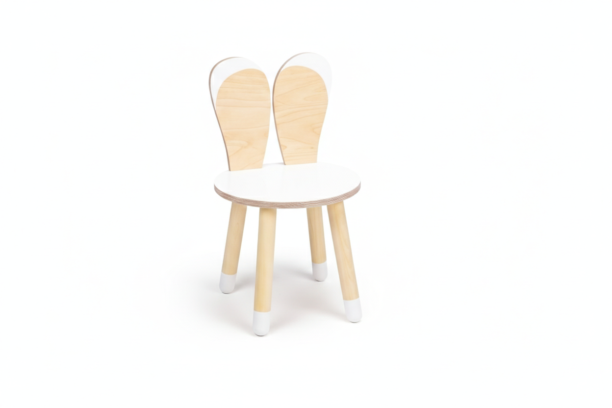 Toddler chair bunny – handcrafted kids’ furniture