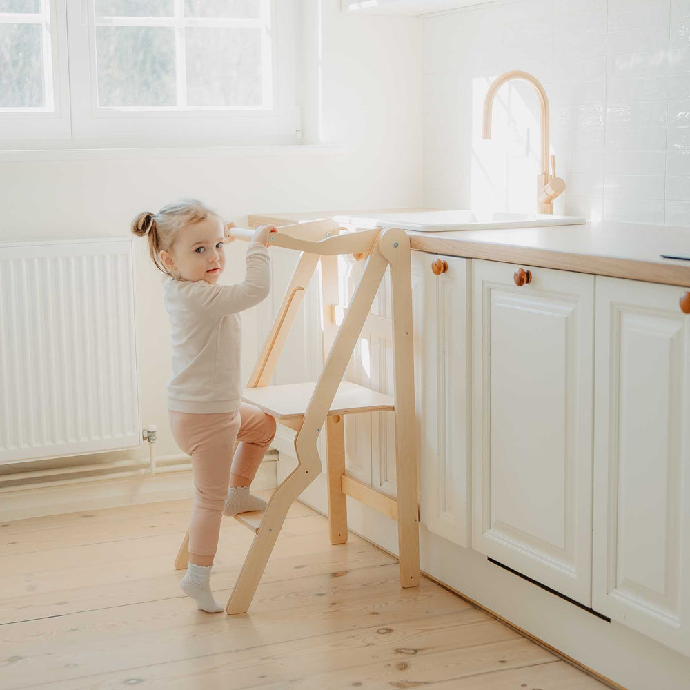Detská pomocná veža ZigZag, skladací model od Leg&Go