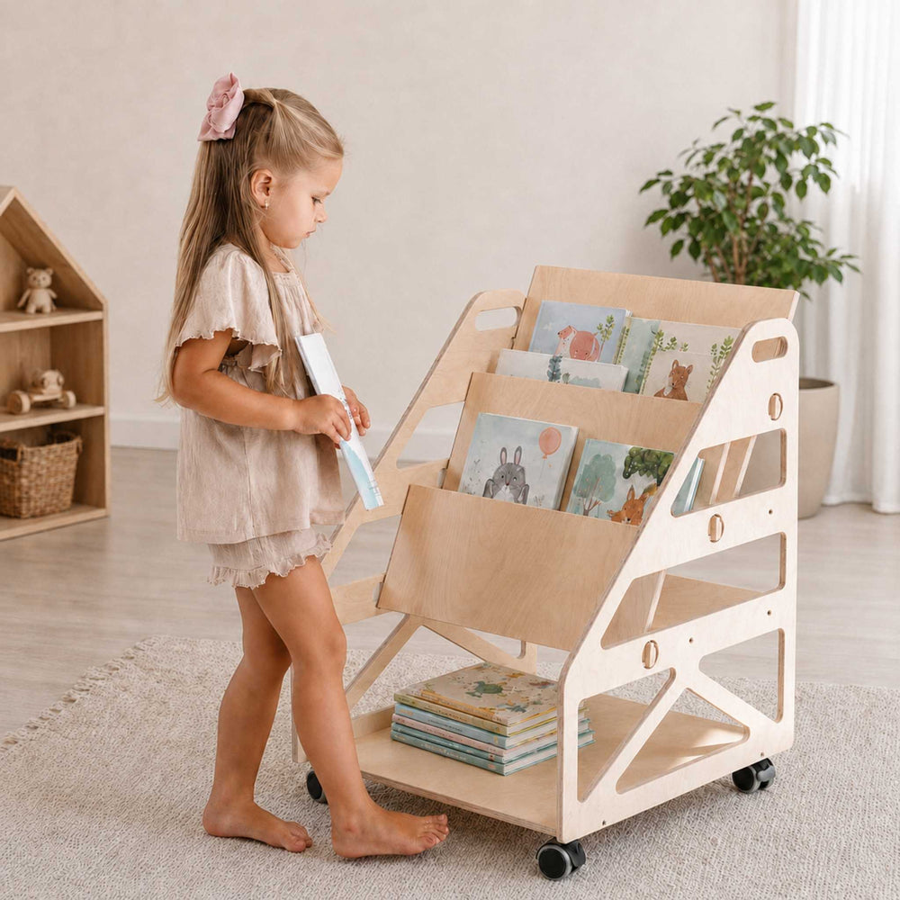 Leg&Go 3-i-1 reol på hjul