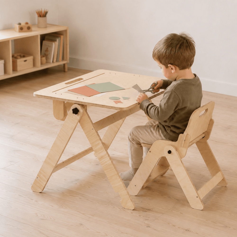 Leg&Go stolička so skladacím dizajnom pre deti