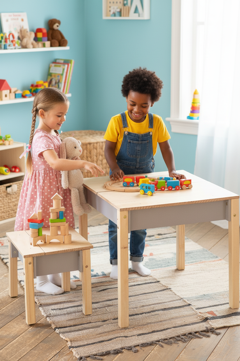 Storage Table and Chair – image 4