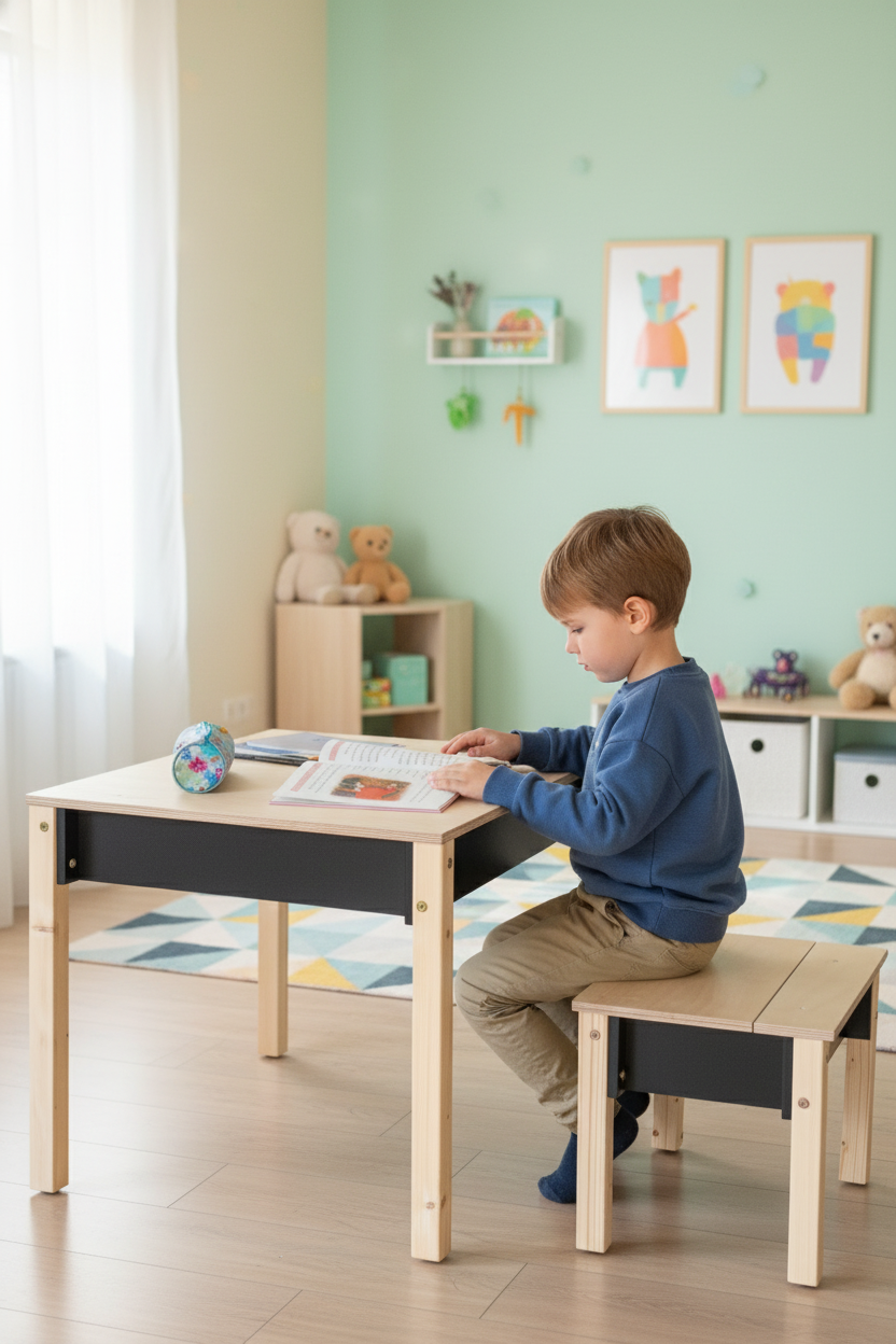 Storage Table and Chair – image 8