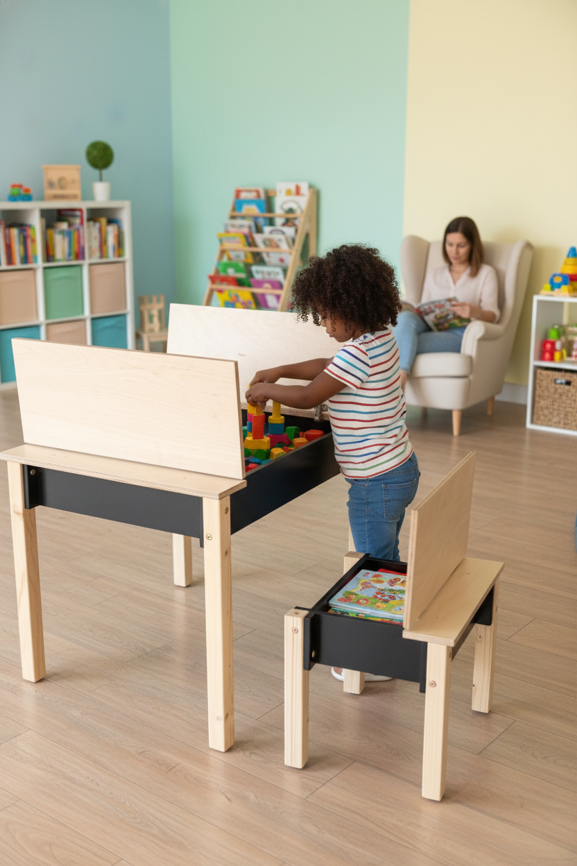 Storage Table and Chair – image 9