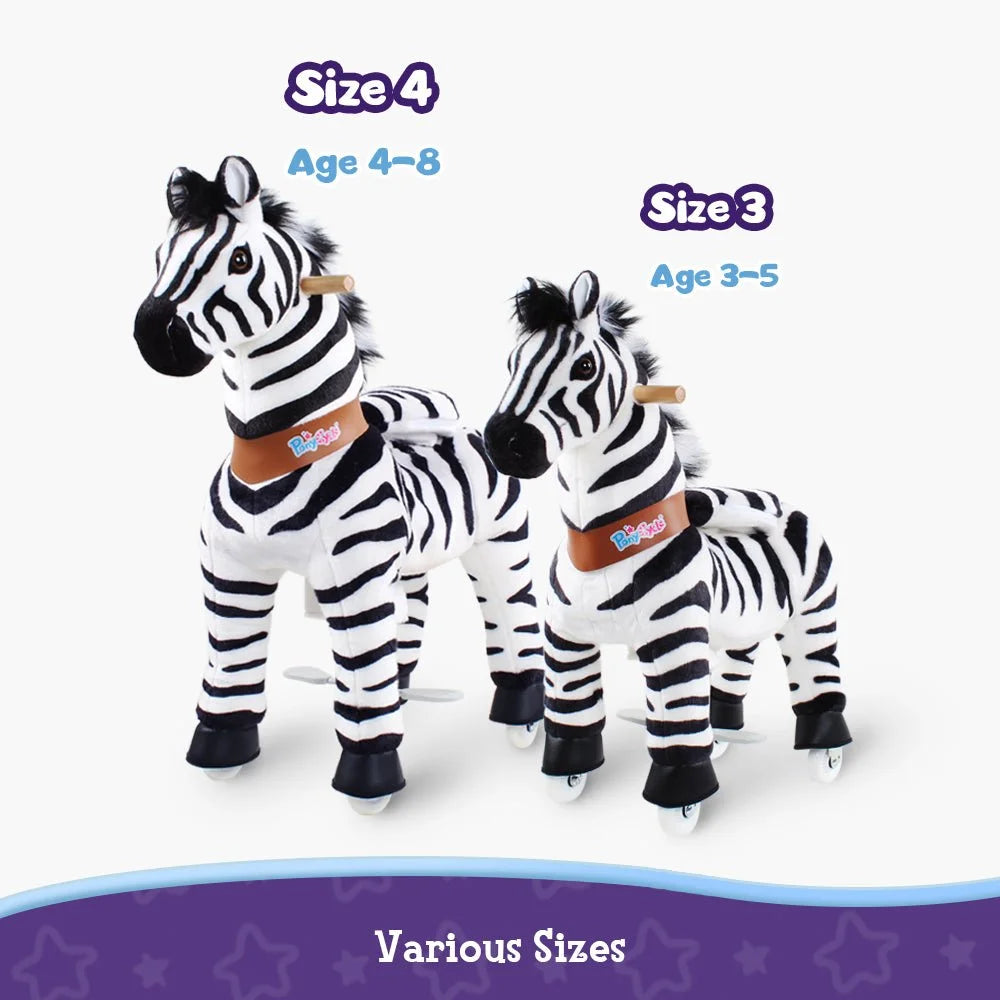 Jazdecká Zebra Model u - 3 - 4 Roky - Jazdecké Koníky - Ponycycle