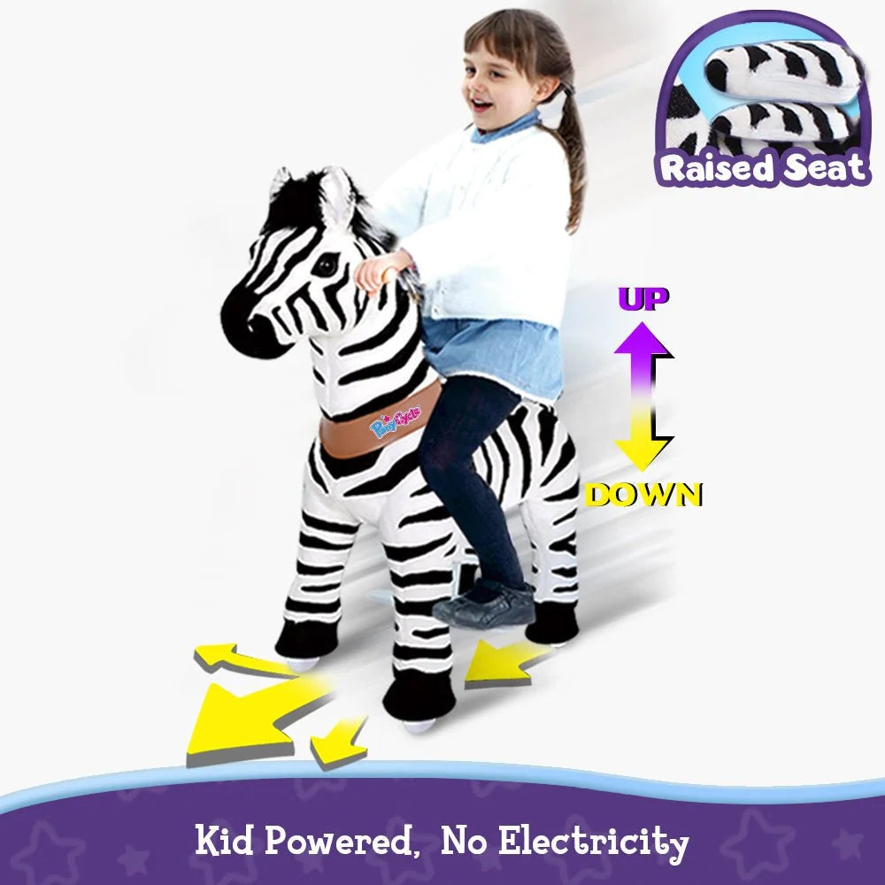 Jazdecká Zebra Model u - 3 - 4 Roky - Jazdecké Koníky - Ponycycle