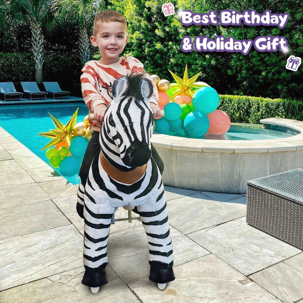 Jazdecká Zebra Model u - 3 - 4 Roky - Jazdecké Koníky - Ponycycle