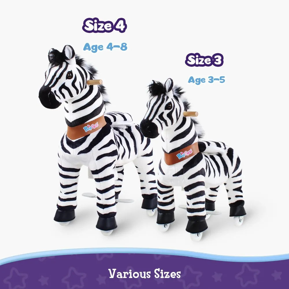 Jezdecká Zebra Model u - 3 Až 5 Let - Ponycycle - Jezdecké Koníky