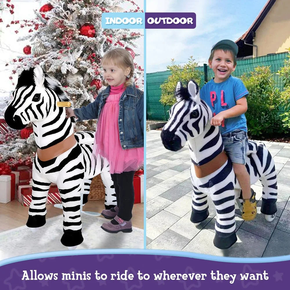 Jazdecká Zebra Model u - 4 - 7 Rokov - Jazdecké Koníky - Ponycycle