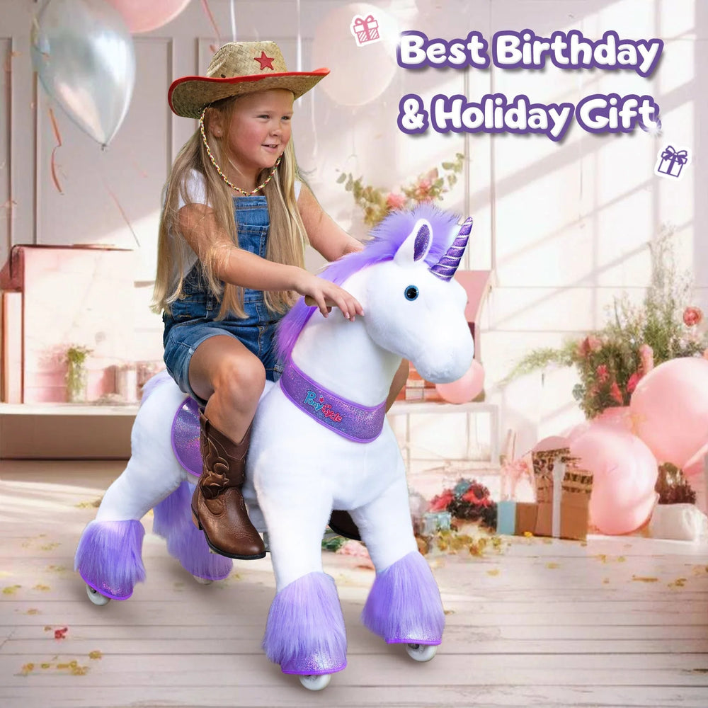 Jazdecký Jednorožec - 7+ - Fialový - Jazdecké Koníky - Ponycycle