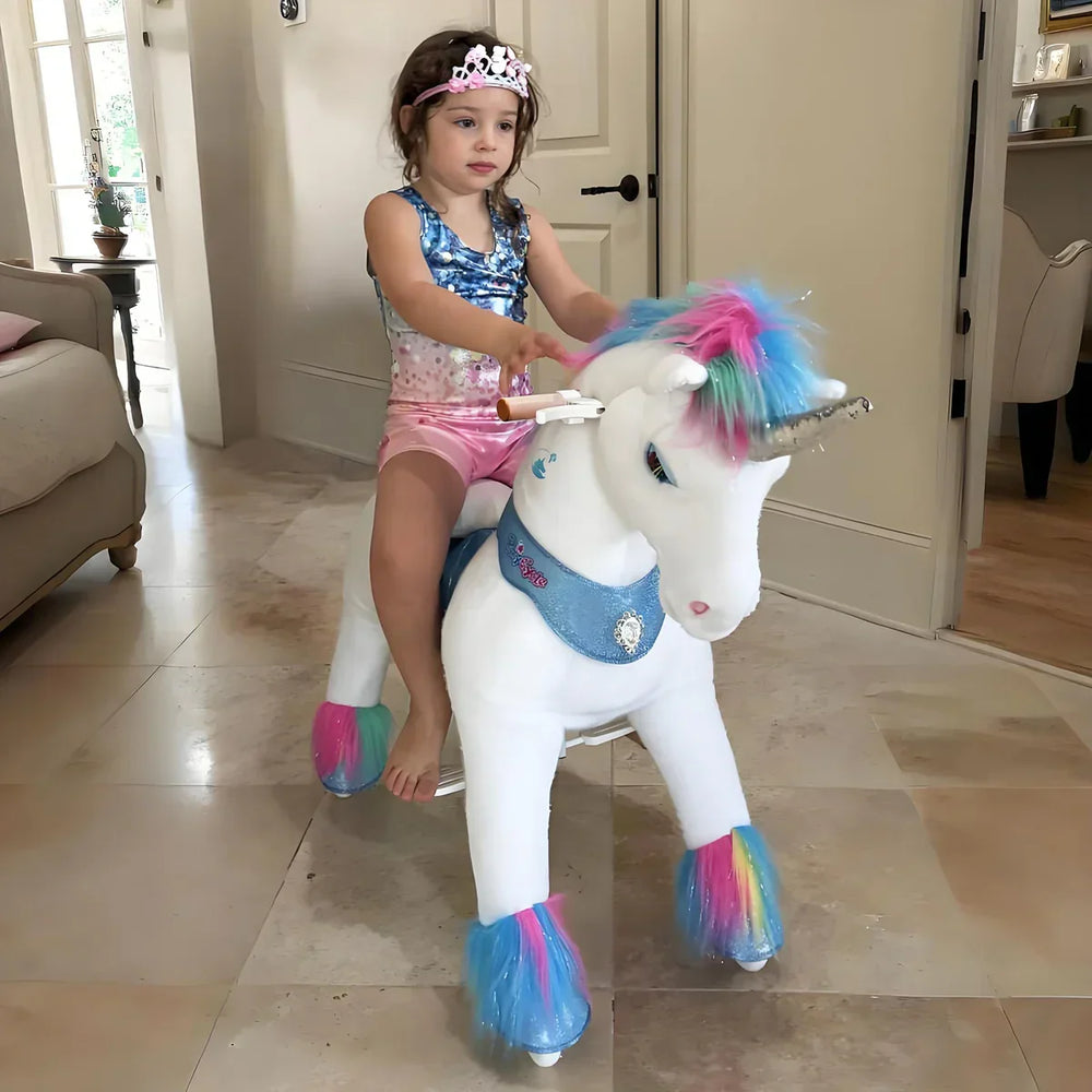 Jazdecký Jednorožec - Dúhový - Model y - Jazdecké Koníky - Ponycycle