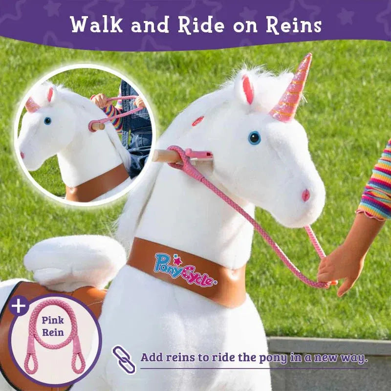Riding Unicorn Model u - 3 to 5 Years - White - Ponycycle - Riding Horses