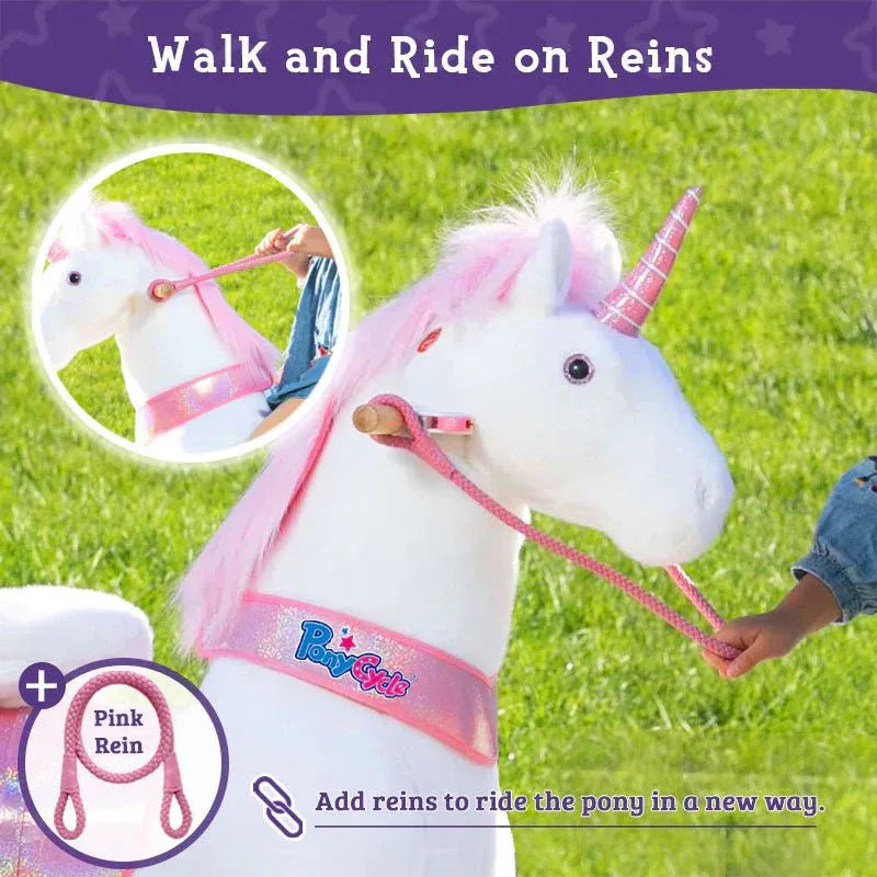Riding Unicorn Model u - 3 To 5 Years - Pink - Ponycycle - Riding Ponies