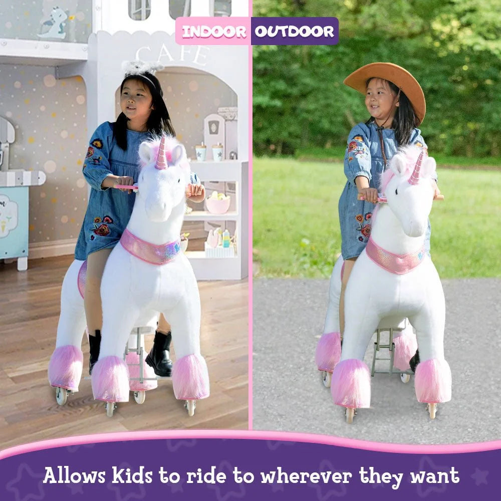 Jazdecký Jednorožec Model u - od 7 Rokov - Ružový - Jazdecké Koníky - Ponycycle