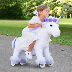 Jazdecký Jednorožec Model x - 3 - 4 Roky - Fialový - Jazdecké Koníky - Ponycycle