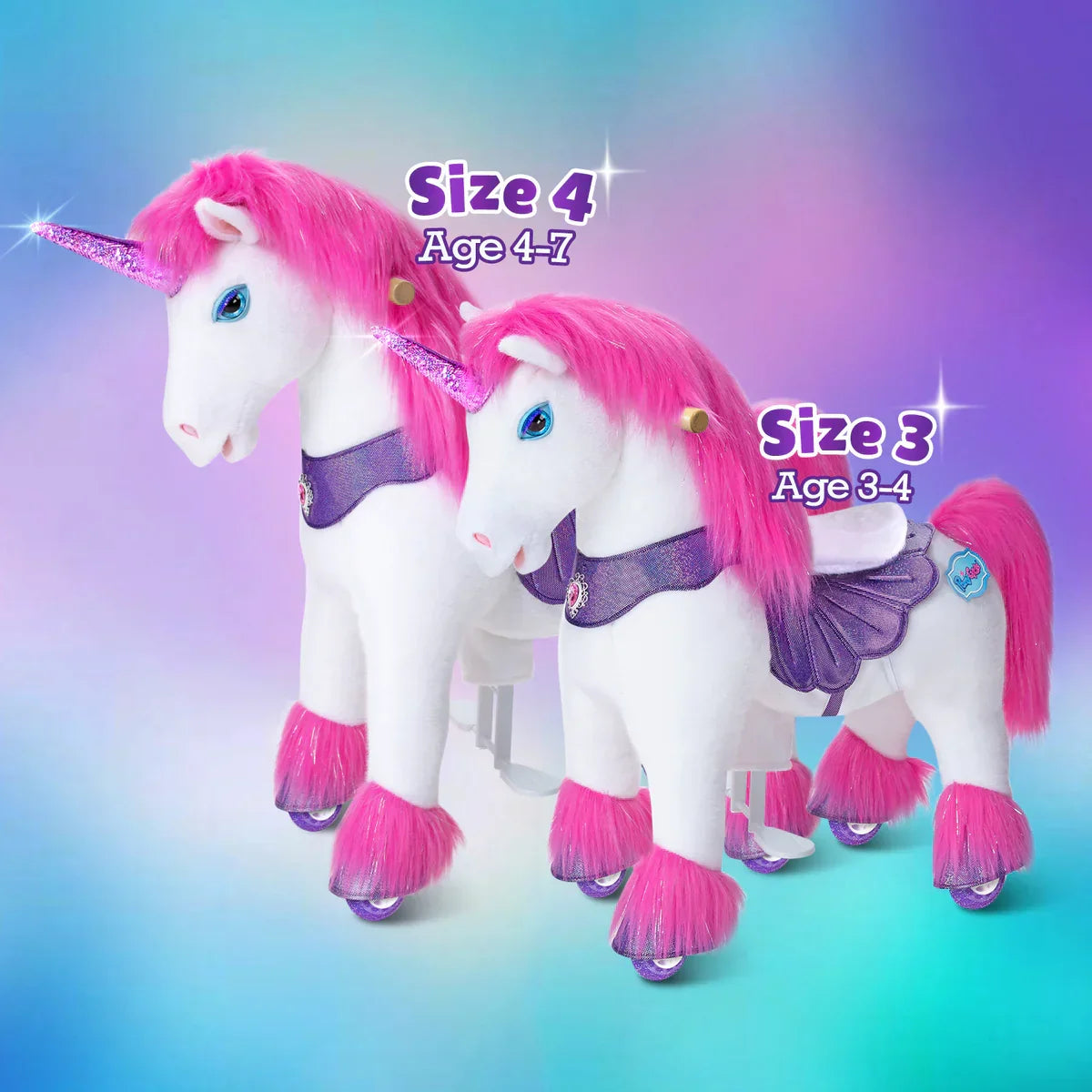 Jazdecký Jednorožec - Ružový - Model y - Jazdecké Koníky - Ponycycle