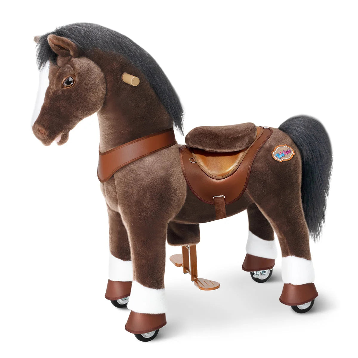 Jazdecký Koník - čokoládovo Hnedý - Model y - Jazdecké Koníky - Ponycycle