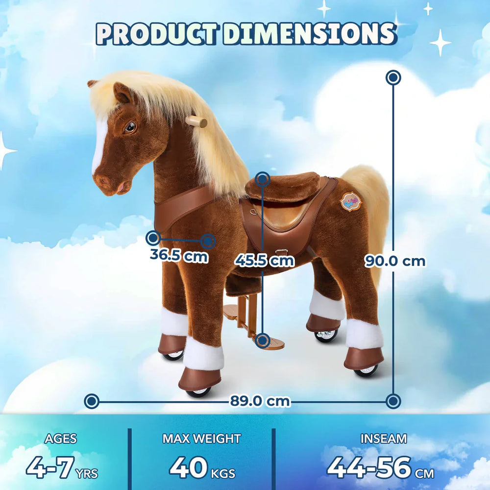 Jazdecký Koník - Hnedý - Model y - Jazdecké Koníky - Ponycycle
