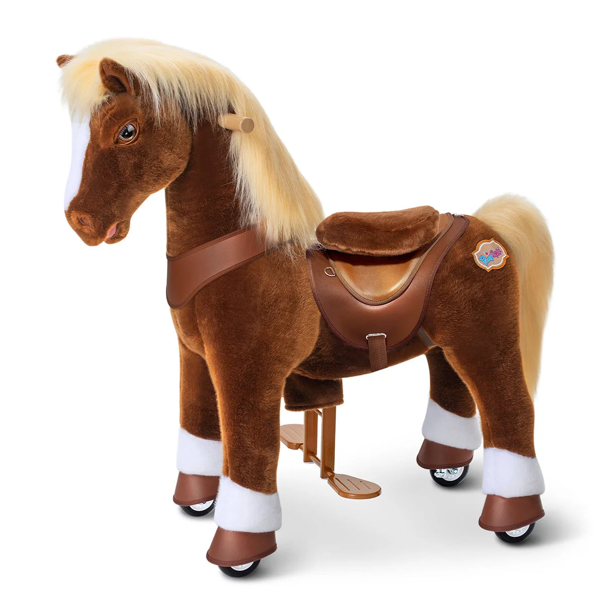 Ride-On Horse - Brown - Model y - Ride-On Toys - Ponycycle