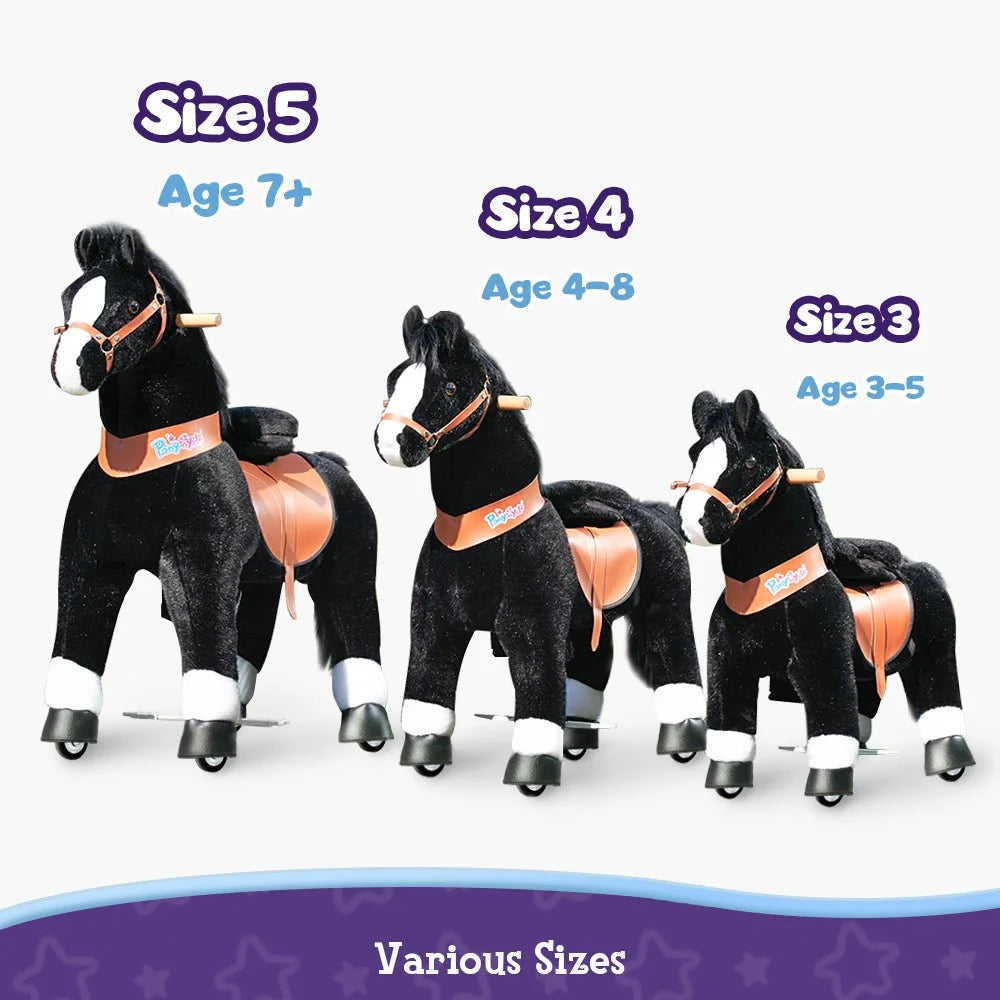 Jazdecký Koník Model u - 3 - 4 Roky - čierny - Jazdecké Koníky - Ponycycle