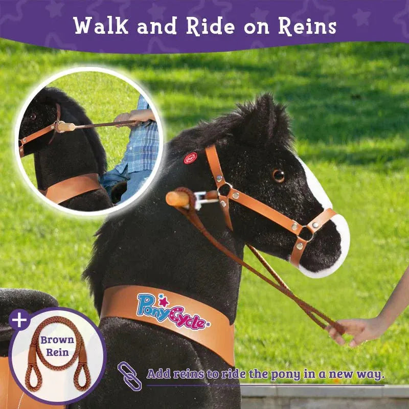 Riding Horse Model u - 3 to 5 Years - black - Ponycycle - Riding Horses