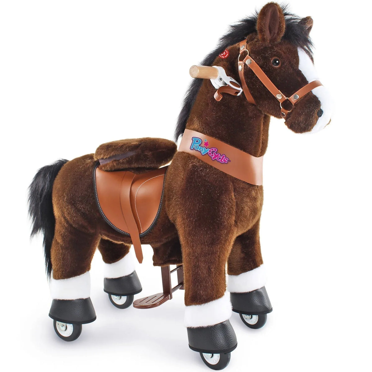 Riding Horse Model u - 3 to 5 Years - chocolate - Ponycycle - Riding Horses
