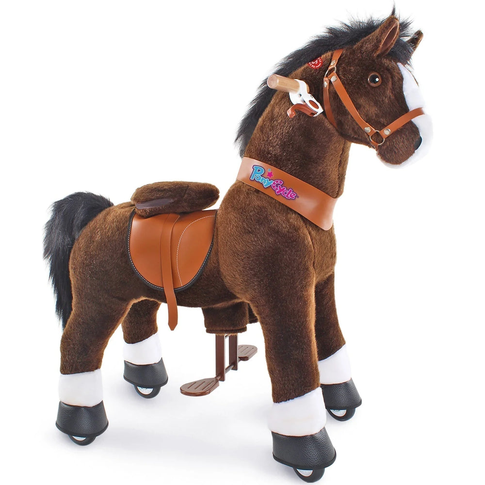 Jazdecký Koník Model u - 4 -7 Rokov - čokoládový - Jazdecké Koníky - Ponycycle