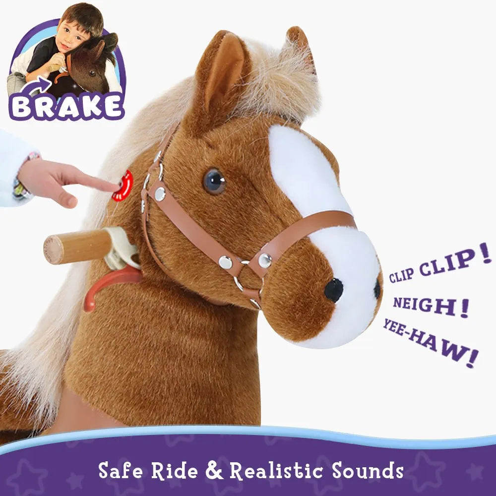 Riding Horse Model u - 4 to 8 Years - Brown - Ponycycle - Riding Horses