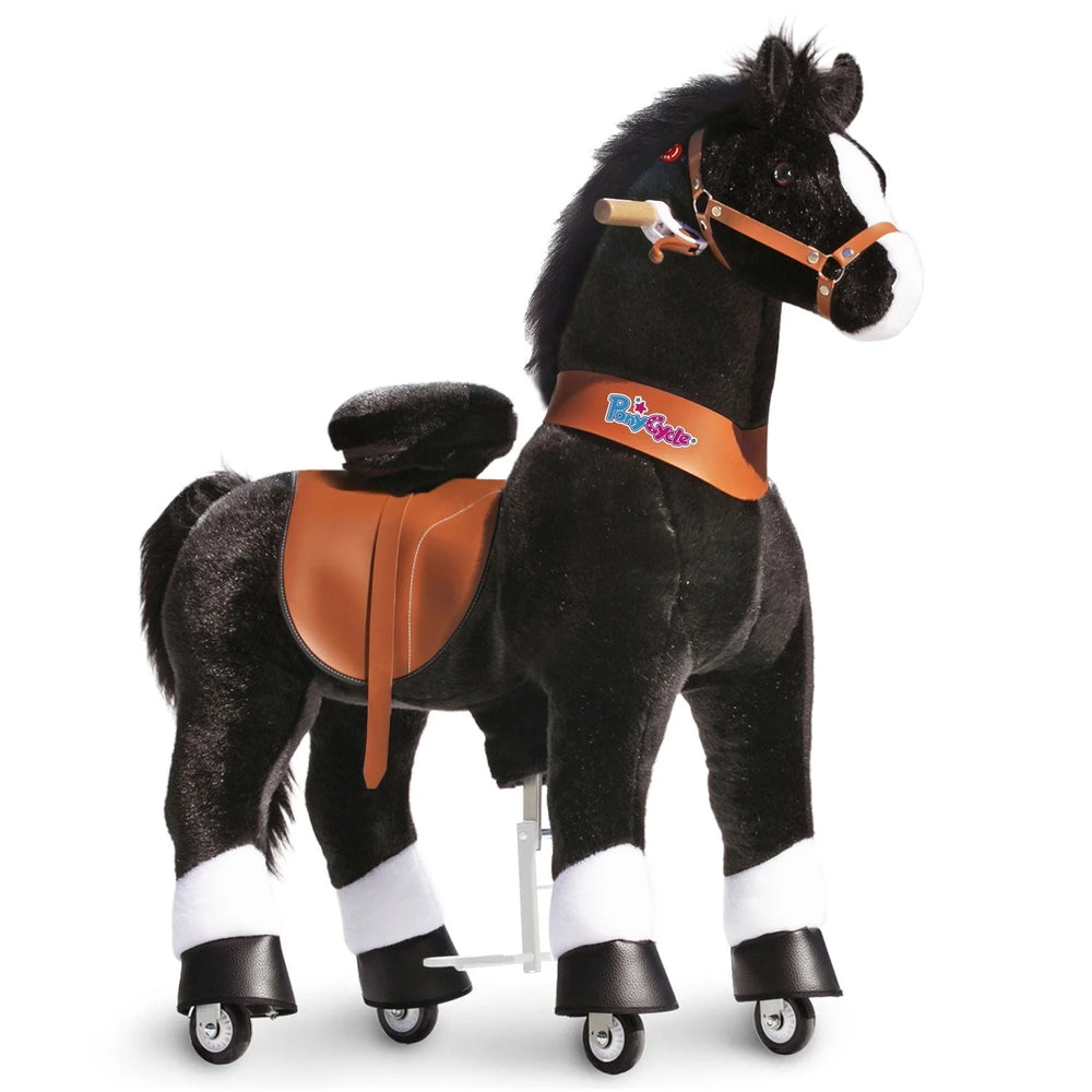 Jazdecký Koník Model u - od 7 Rokov - čierny - Jazdecké Koníky - Ponycycle