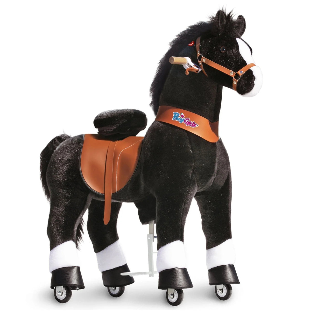 Jazdecký Koník Model u - od 7 Rokov - čierny - Jazdecké Koníky - Ponycycle