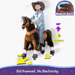 Jazdecký Koník Model u - od 7 Rokov - čokoládový - Jazdecké Koníky - Ponycycle