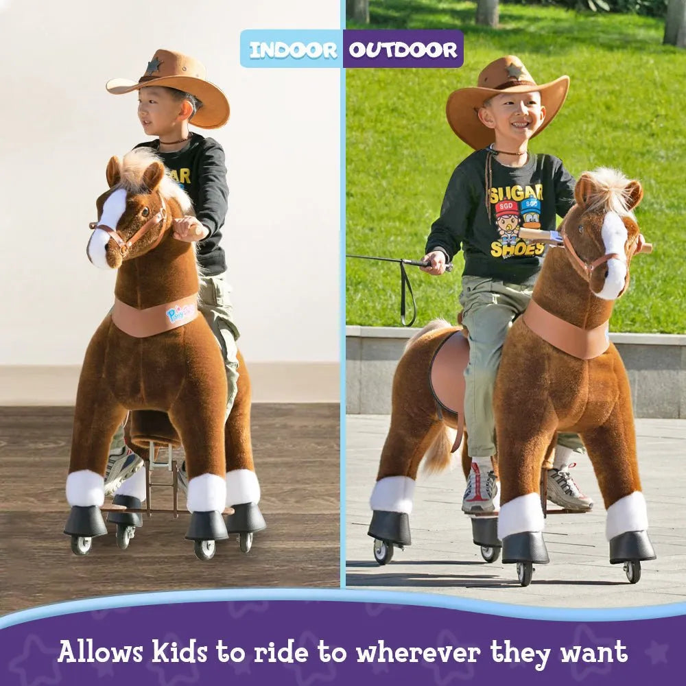 Jezdecký Koník Model u - od 7 Let - Hnědý - Ponycycle - Jezdecké Koníky