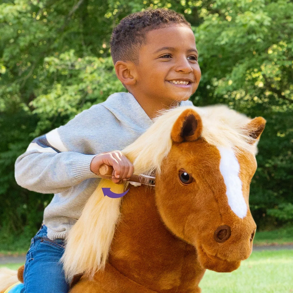 Riding Horse Model x - 4 to 8 Years - Brown - Ponycycle - Riding Horses