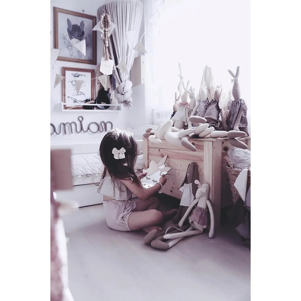 Unicorn Mirror - Child Safety Acrylic and Wooden - 30cmx19cm - Wall Decoration - Cut It Now