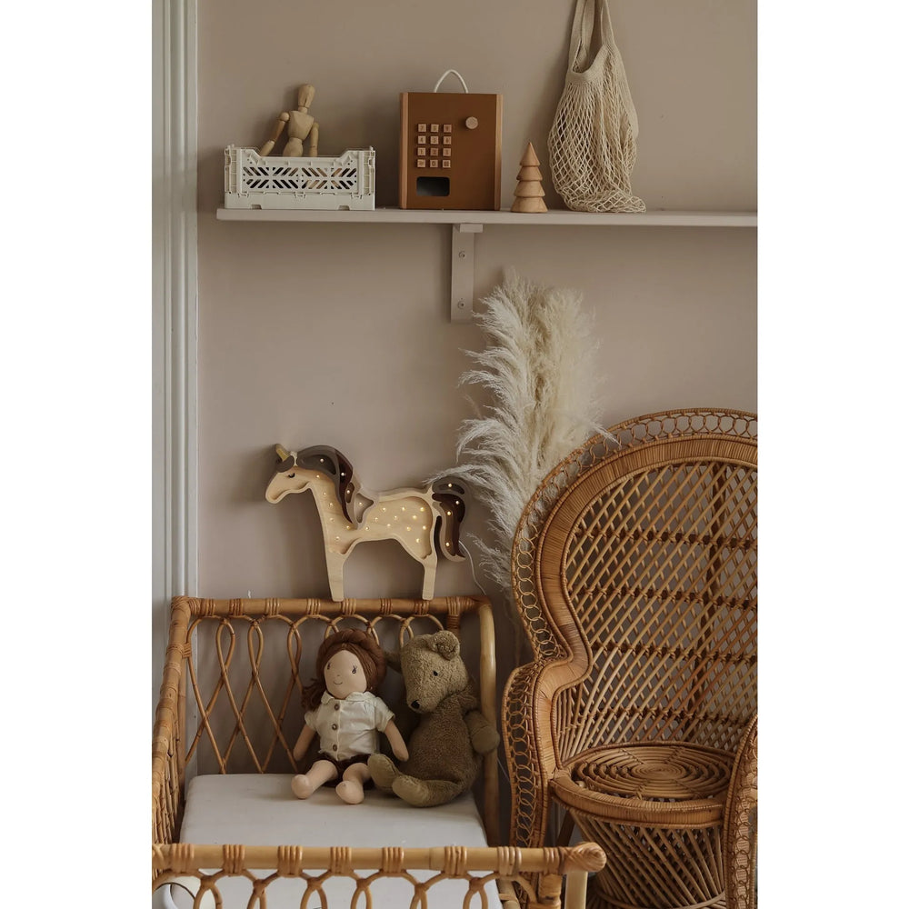 Jednorožec Lampa - Drevené Lampy - Little Lights