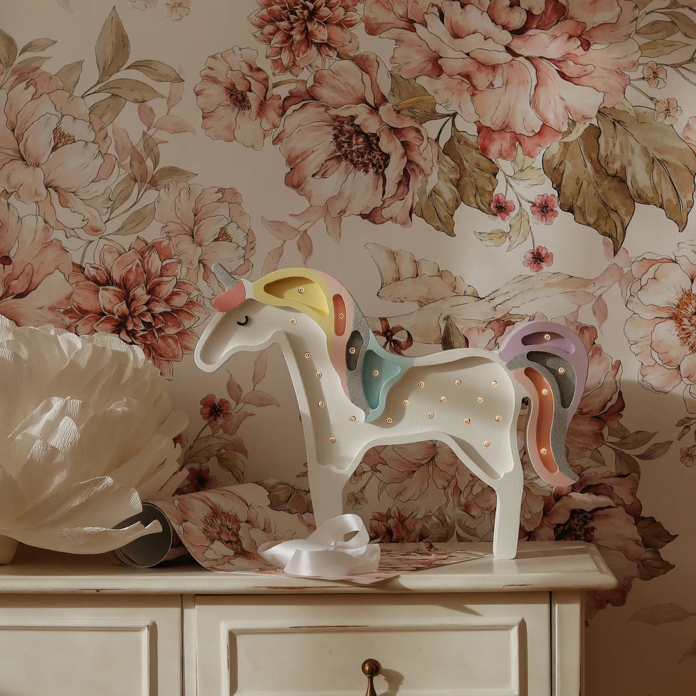 Jednorožec Lampa - Drevené Lampy - Little Lights