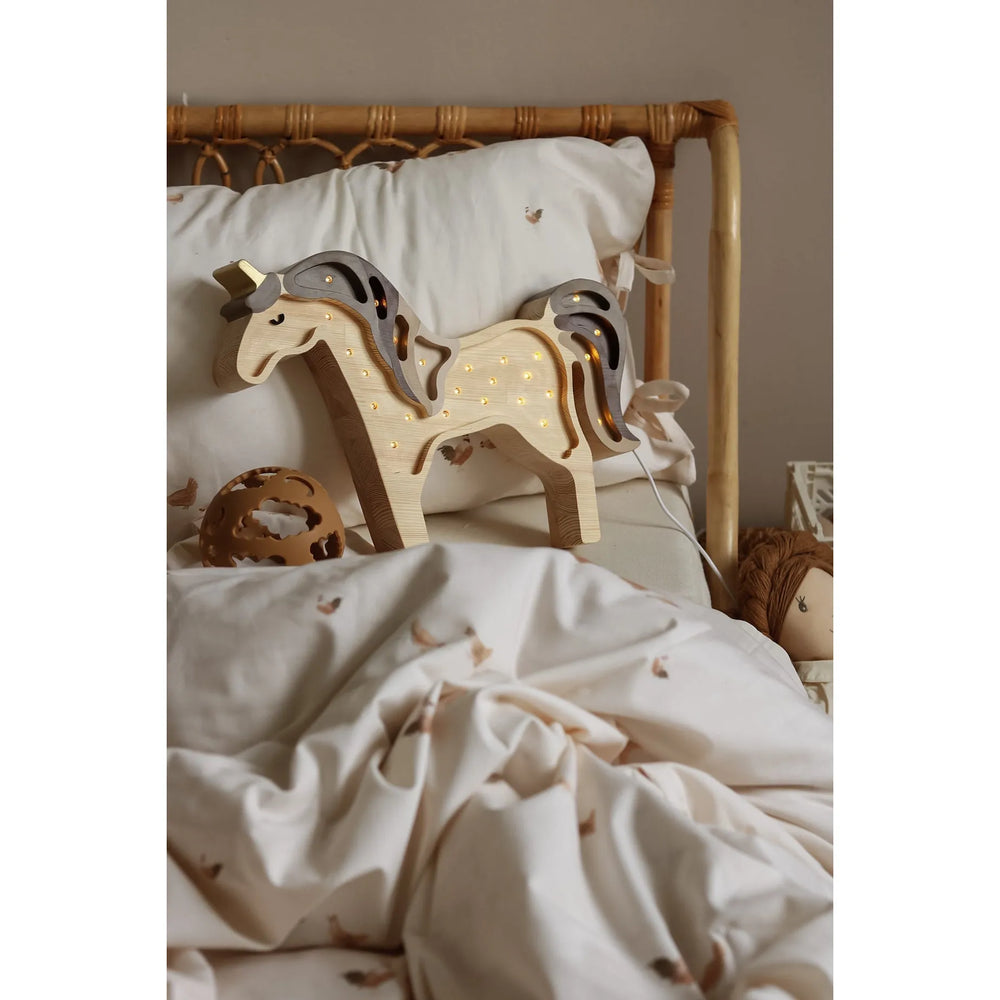 Jednorožec Lampa - Drevené Lampy - Little Lights