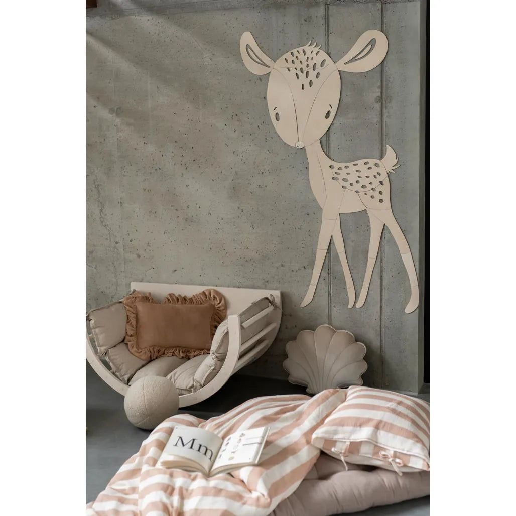 Deer - Wooden Wall Decoration from the Forest Animals Collection Xl - 160cmx89cm - Wall - Cut It Now