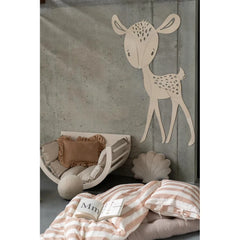 Deer - Wooden Wall Decoration from the Forest Animals Collection Xl - 160cmx89cm - Wall - Cut It Now