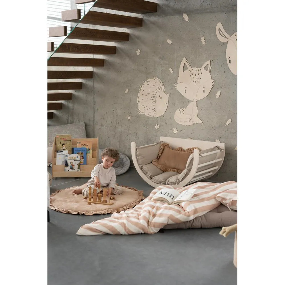 Erizo - Decoración de pared de madera de la colección Animales del Bosque m - 45cmx46cm - Pared - Recortar ahora