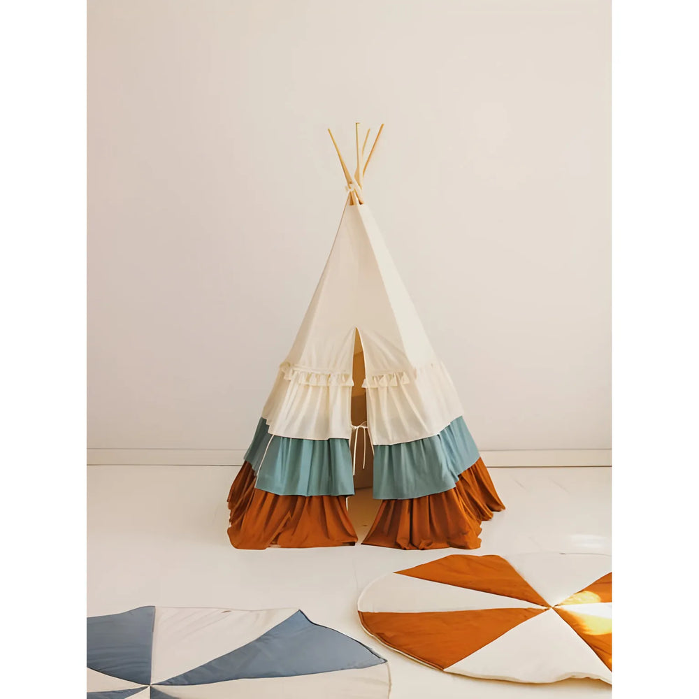 Tapis patchwork rond Caramel Candy - Moi Mili - Tapis