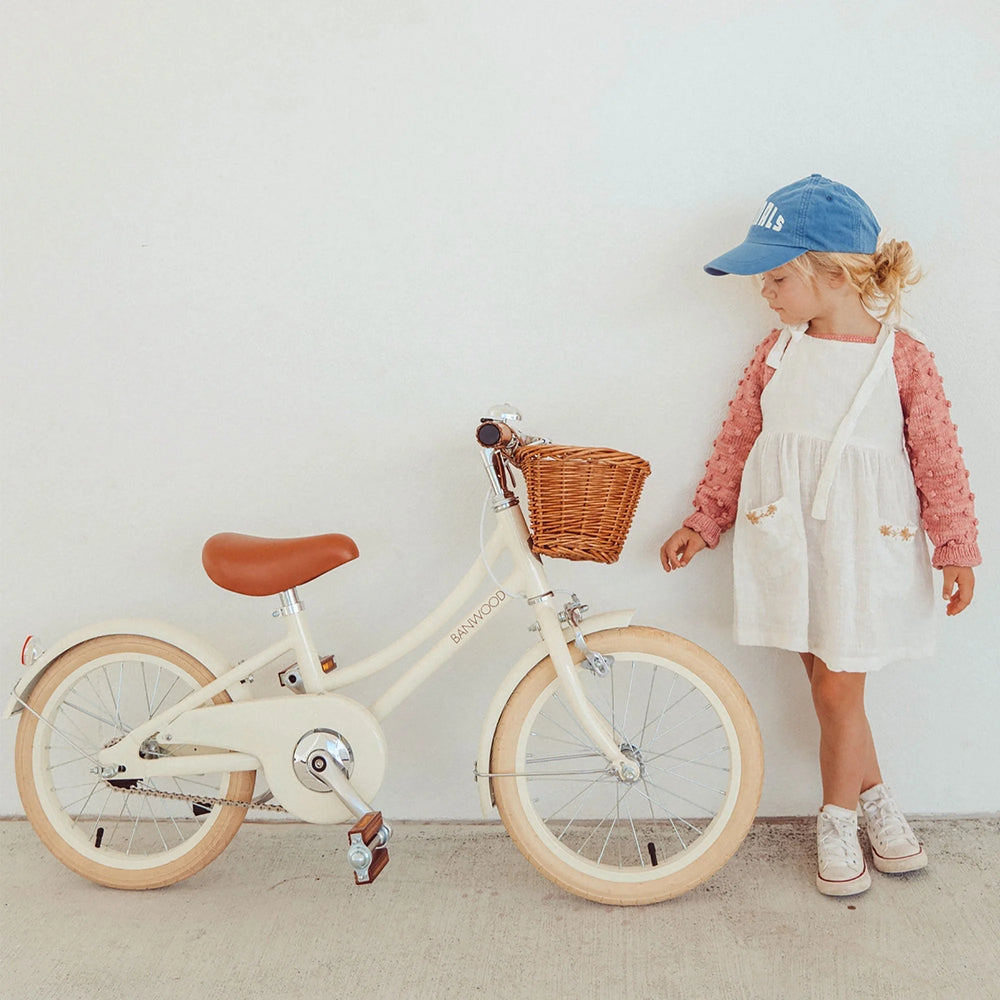 Klasický Bicykel - Krémový - Banwood 16’’ - Bicykle
