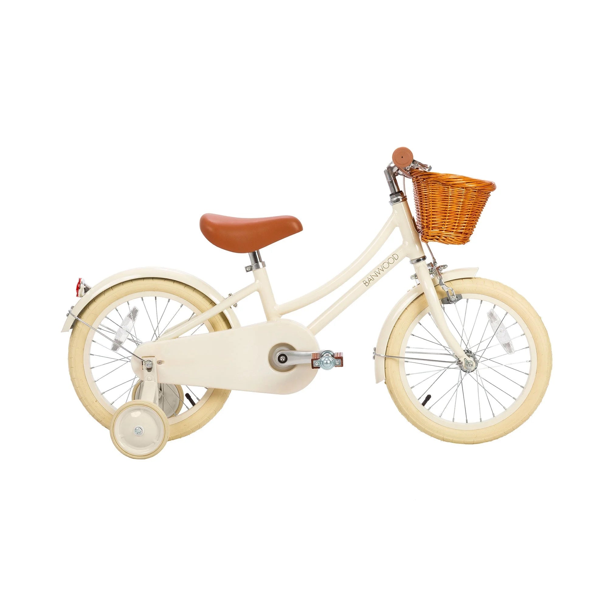 Klasický Bicykel - Krémový - Banwood 16’’ - Bicykle