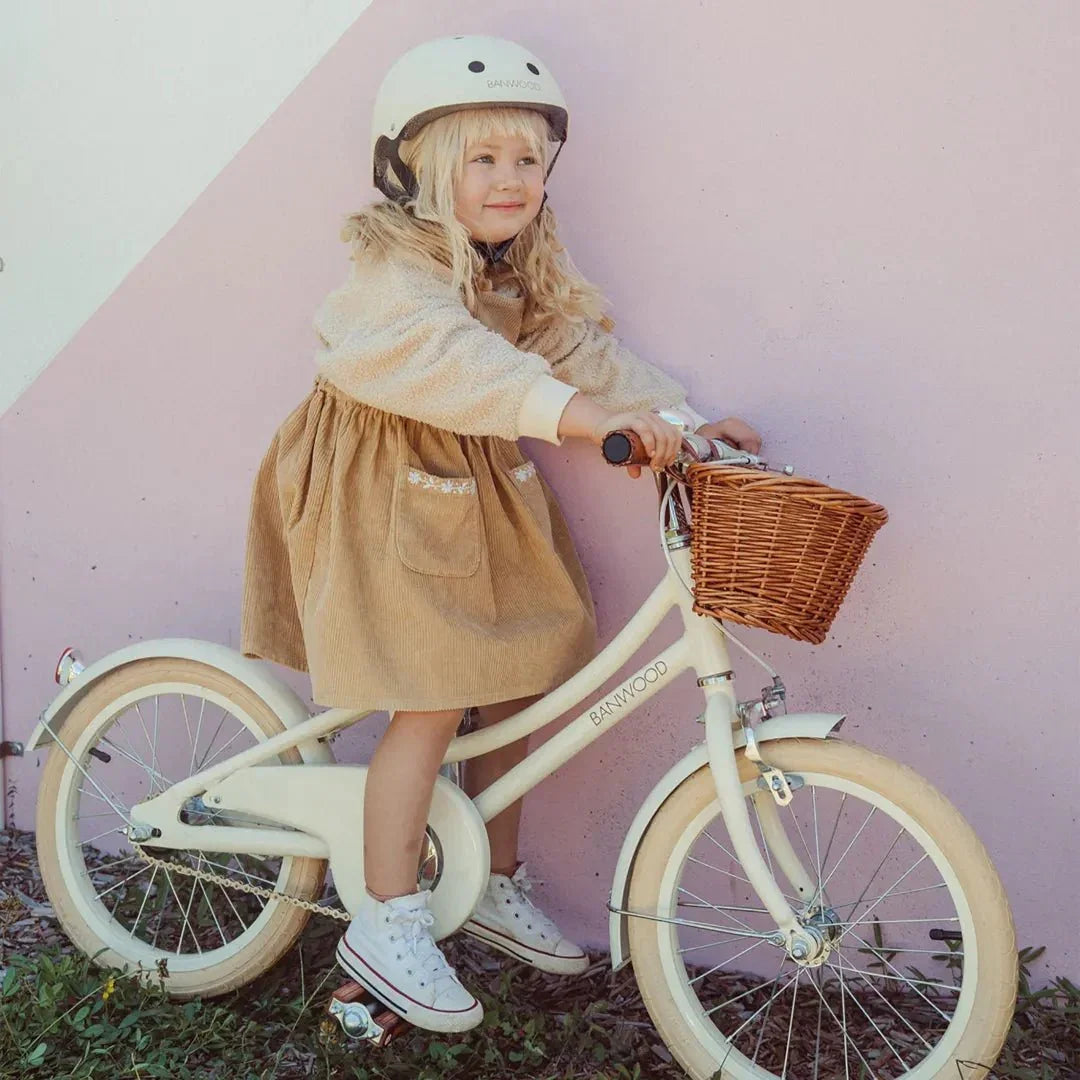 Klasický Bicykel - Krémový - Banwood 16’’ - Bicykle